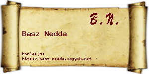 Basz Nedda névjegykártya